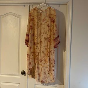 Maurices Long Sheer Cardigan